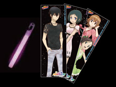 スティックポスター&スティックライトセット(ブルー)