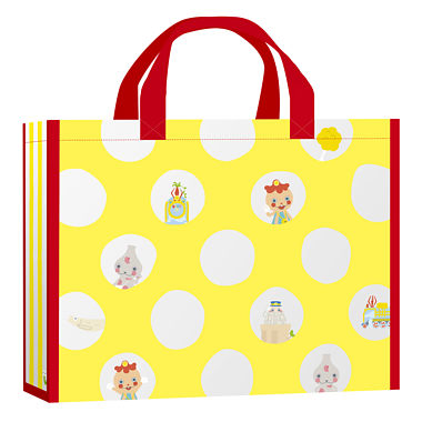 レオレオれーるうえい クリアトートバッグ《赤》