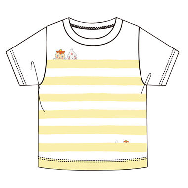Lサイズ)《黄色》Tシャツおとうさんといっしょ