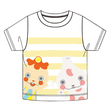 120キッズ)《黄色》Tシャツおとうさんといっしょ