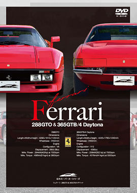 幻のスーパーカーシリーズ フェラーリ・288GTO&365GTB/4Daytona